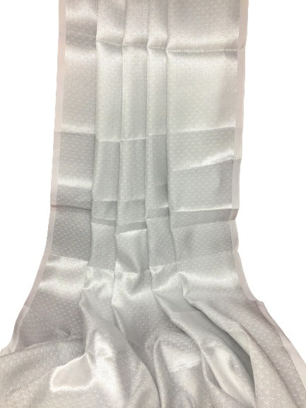 Silver Brocade Fabric