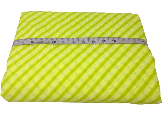 Printed Leheriya Cotton Fabric Green