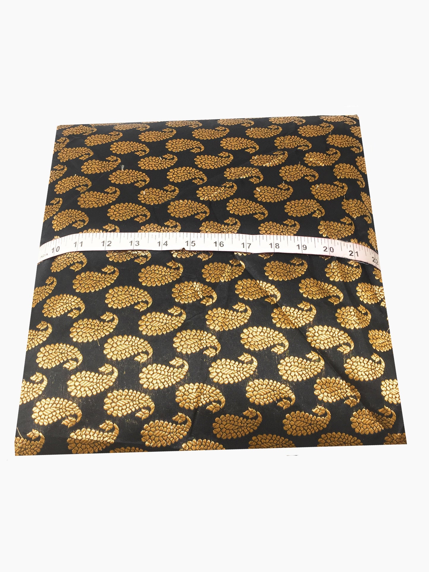 Black Brocade Fabric