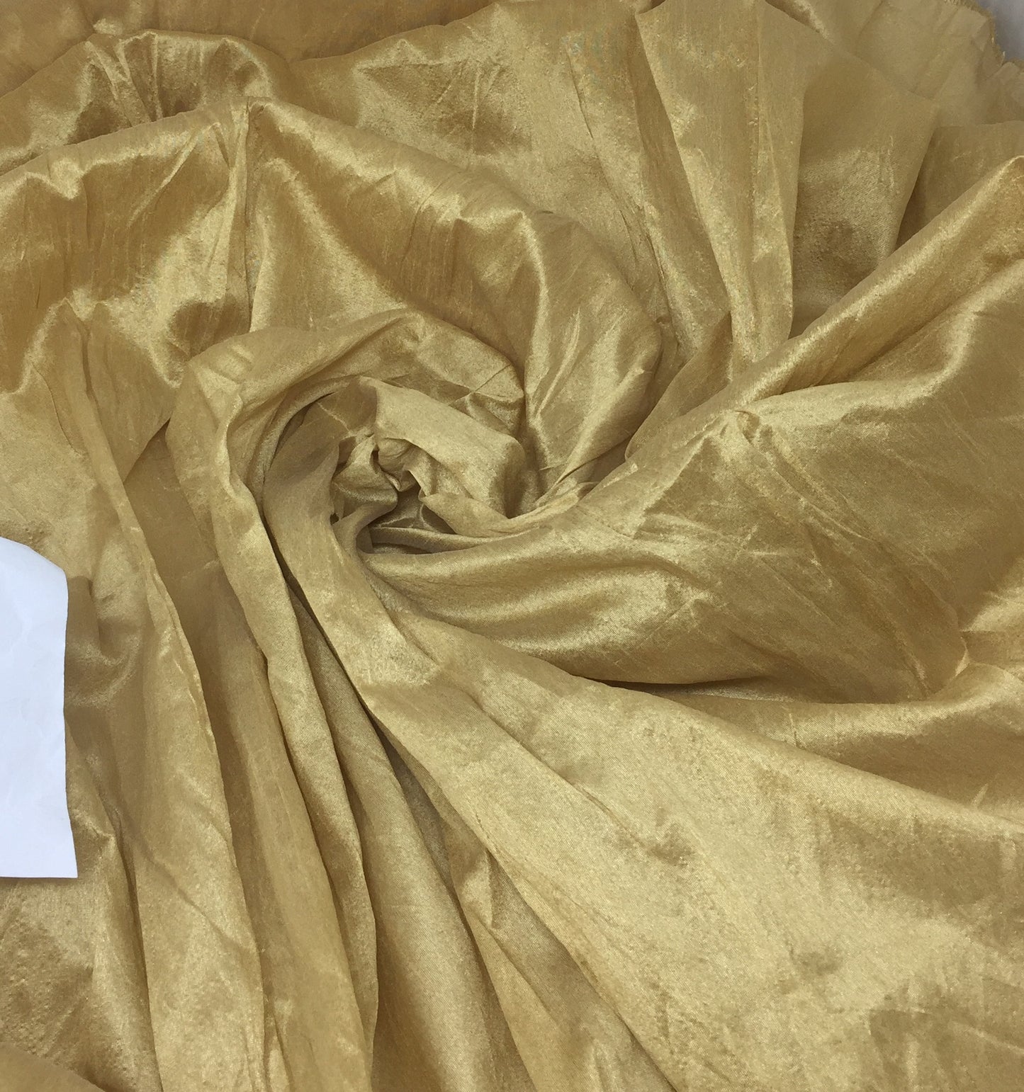 Plain Dupion Silk Gold Colour, Soft Fabric