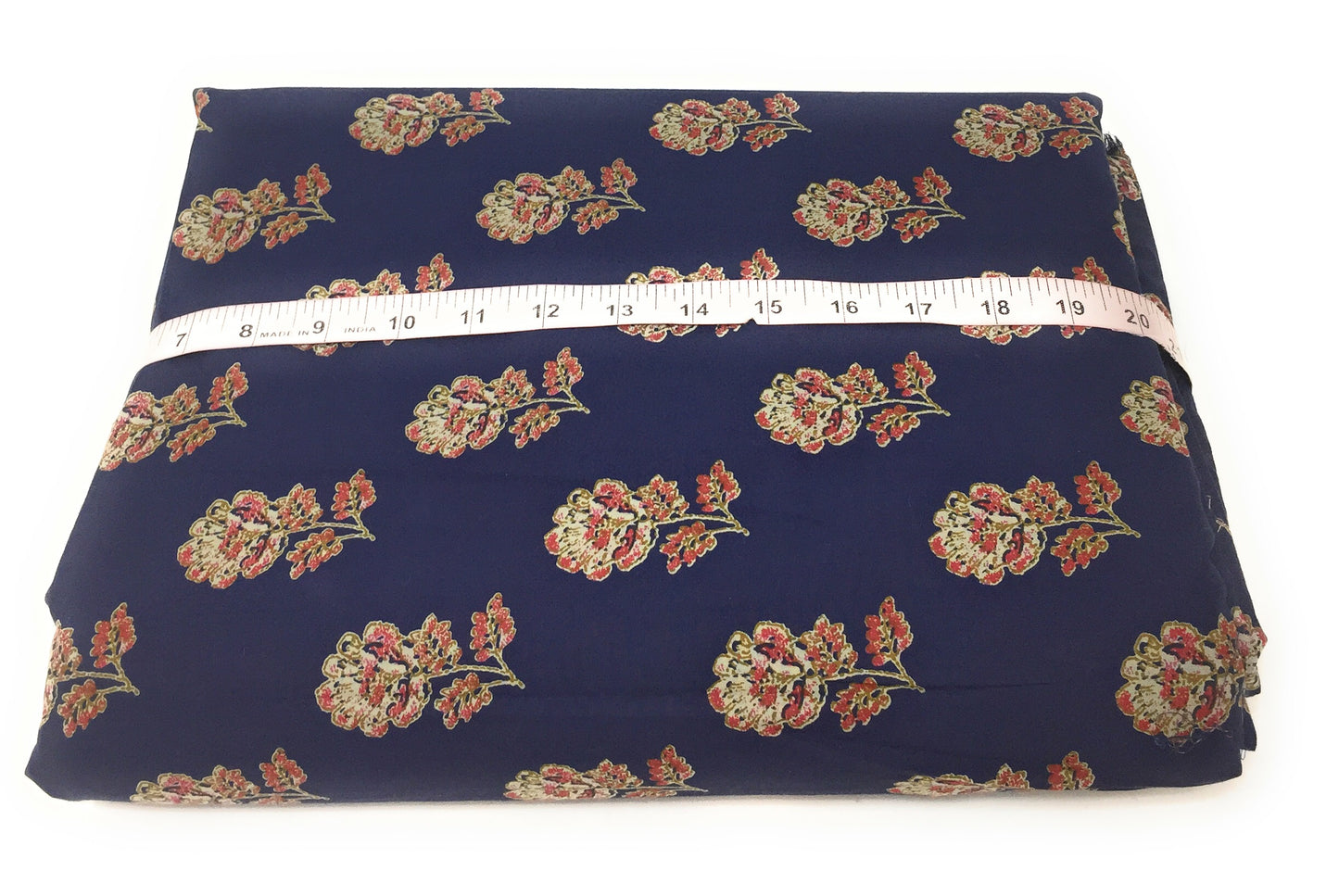 Pure Jaipuri Print Cotton Fabric Material By Meter