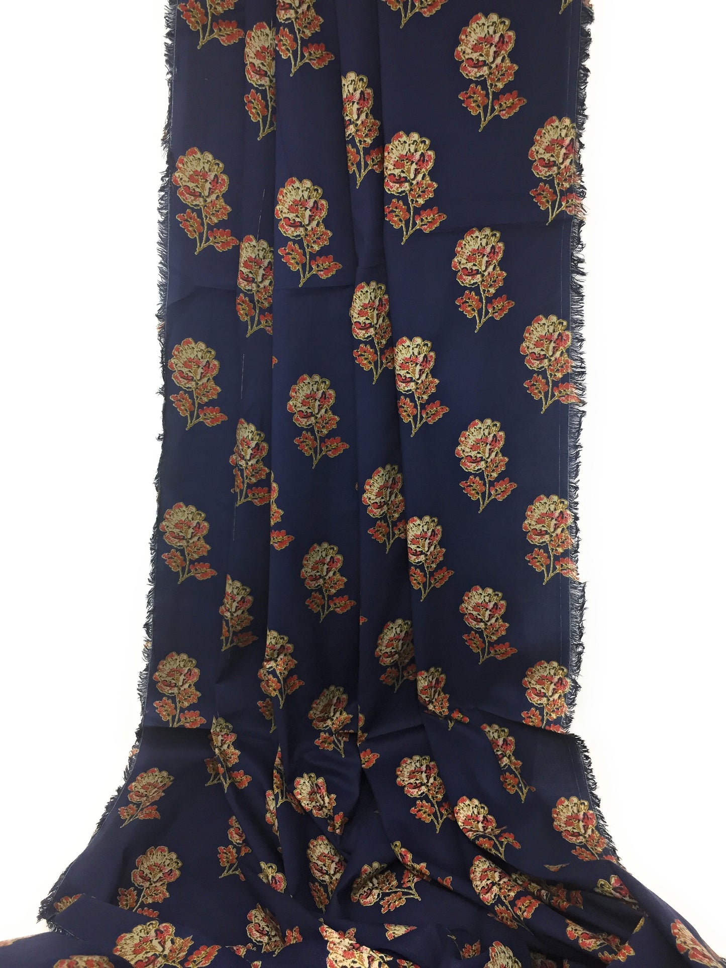 Pure Jaipuri Print Cotton Fabric Material By Meter