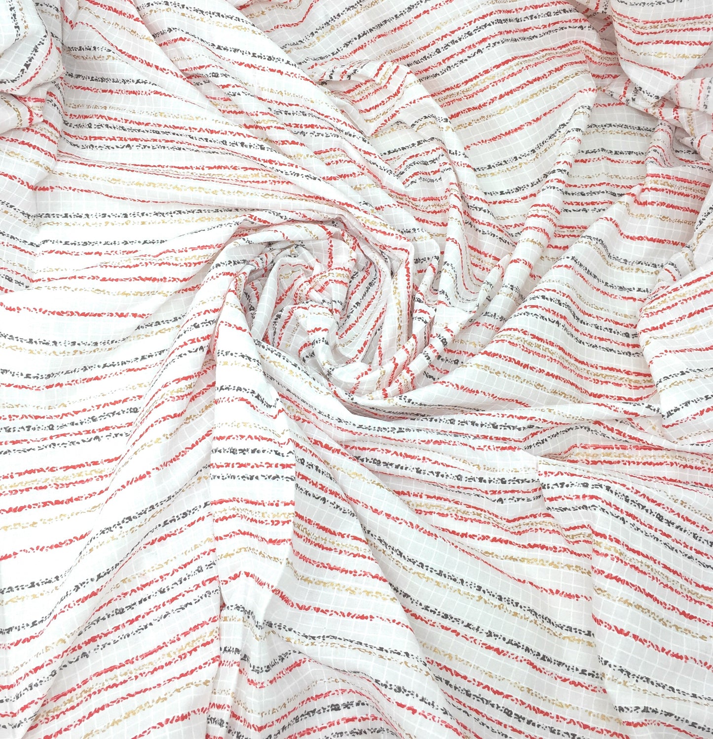 Off White Cotton Fabric Material by Meter