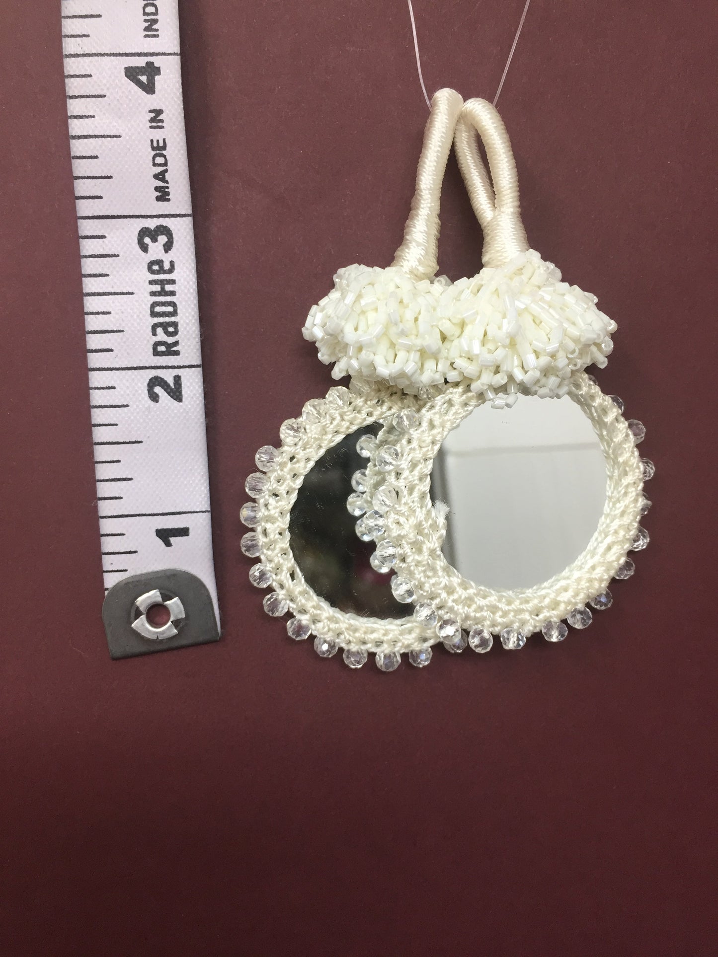 mirror latkan for lehenga