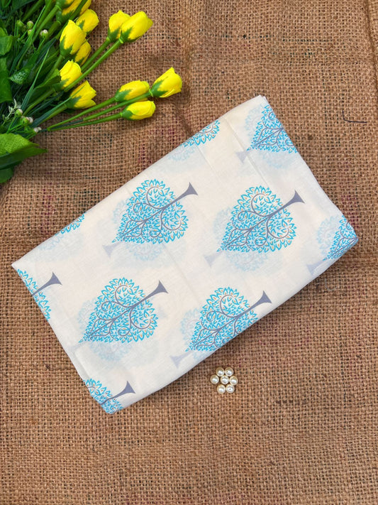 Printed Cotton Fabric Floral Print By Meter