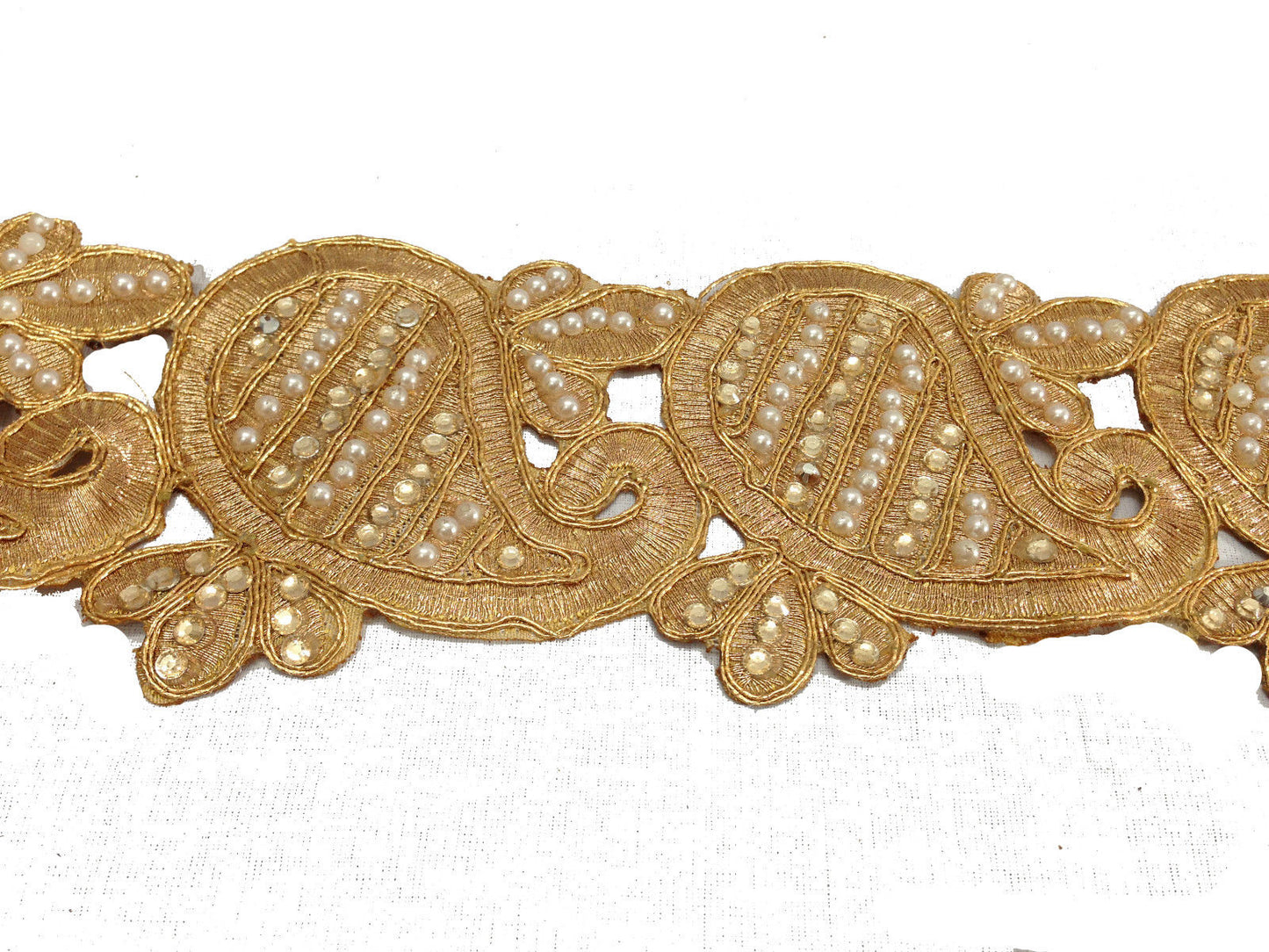 lace trim by the yard decorative trim ribbon Copper Copper Guipure Polyester Less than 4 inch