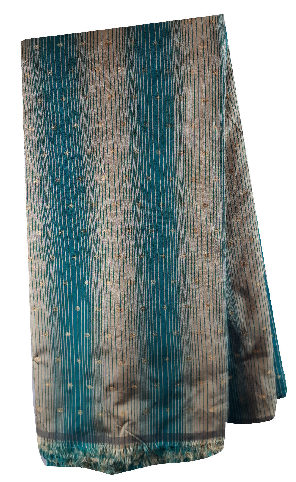 kutch embroidery fabric online blouse piece materials online Embroidered Polyester Dark Green, Gold 46 inches Wide 1675