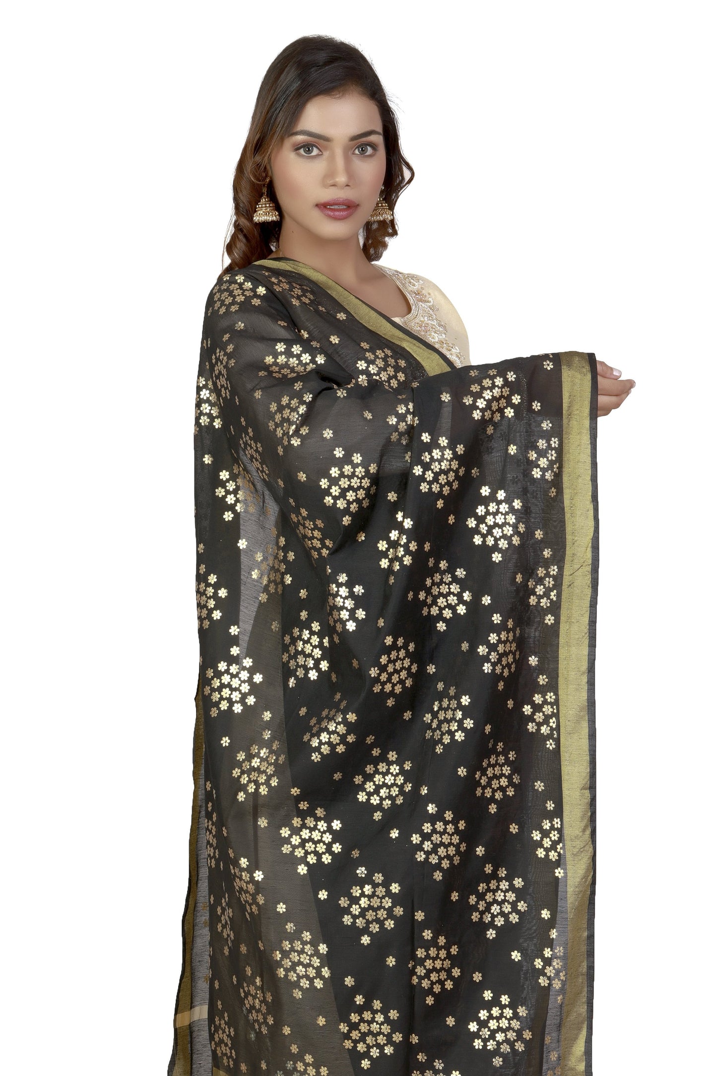 floral print dupatta
