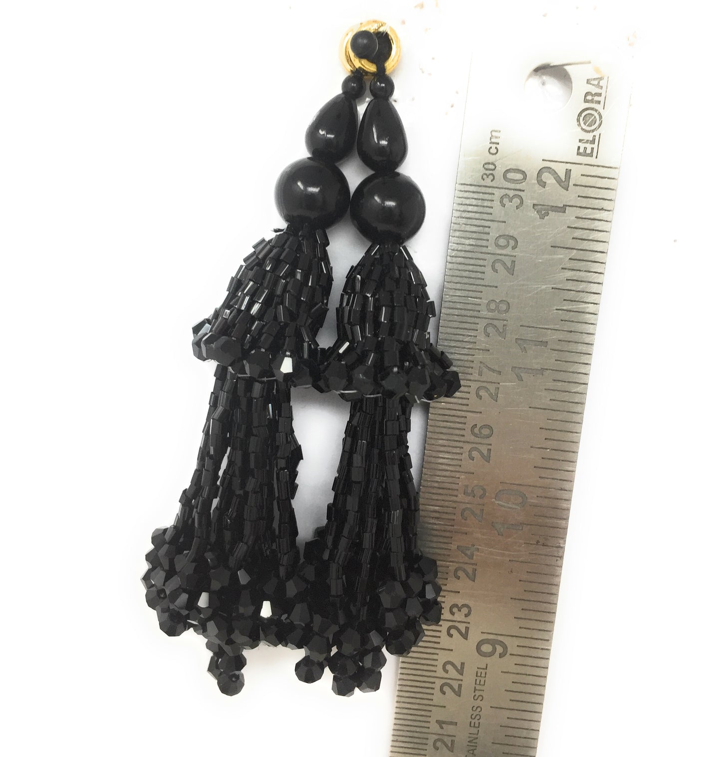 Black tassels in blouse - Set of 2