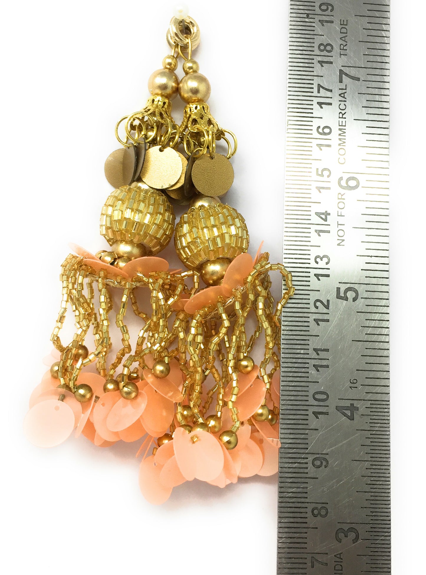 Gold Peach Latkan - Set of 2