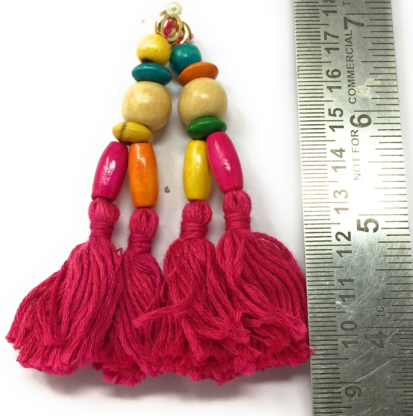 Pink Tassels For Lehenga - Set of 2