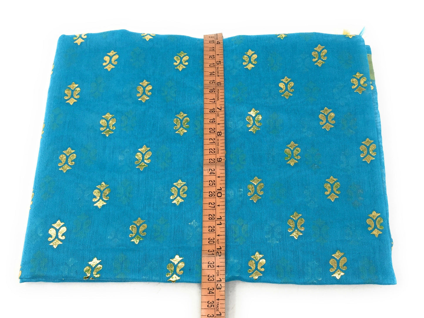 Gold Foil Printed Maroon Dupatta In Chanderi Fabric
