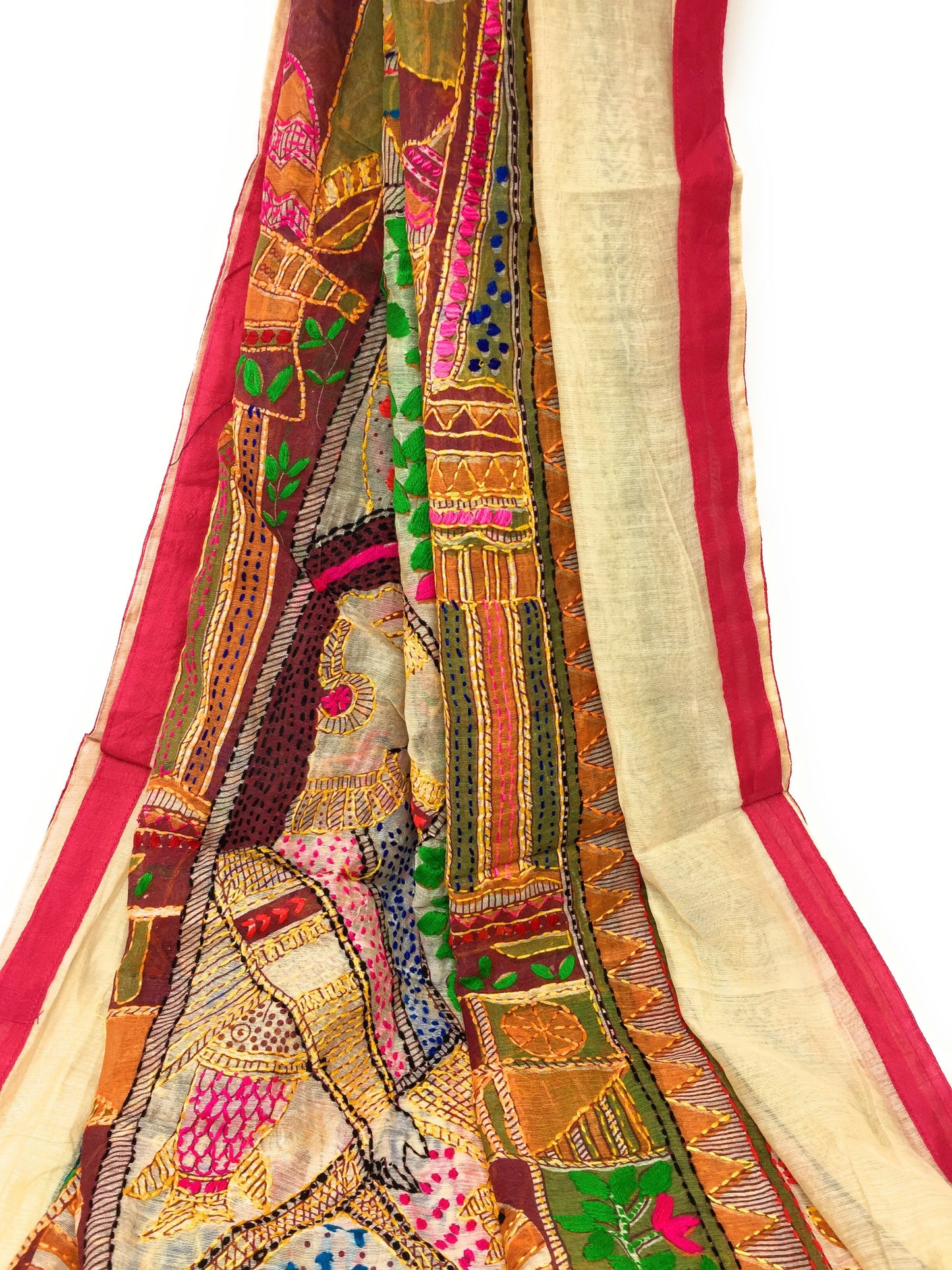 dupatta embroidery work