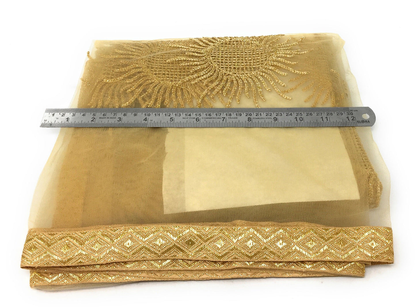 Gold Embroidered Dupatta