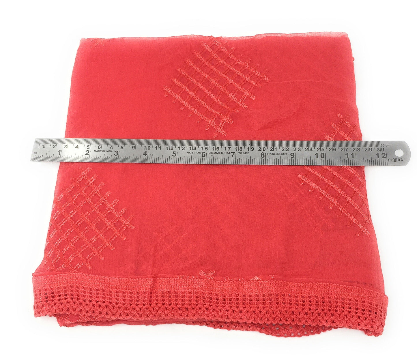 Chiffon Red Dupatta