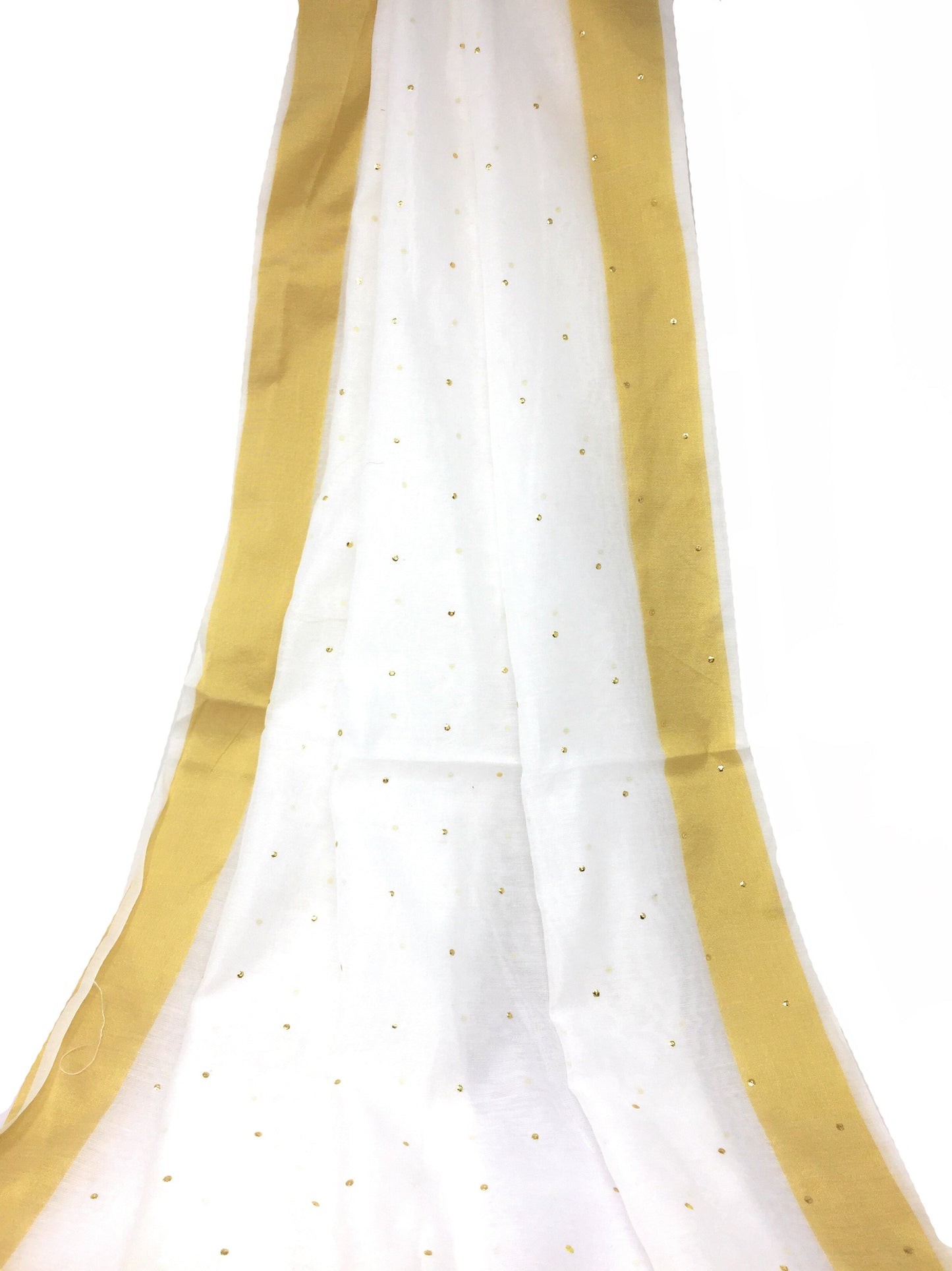White Gold Dupatta Chunni