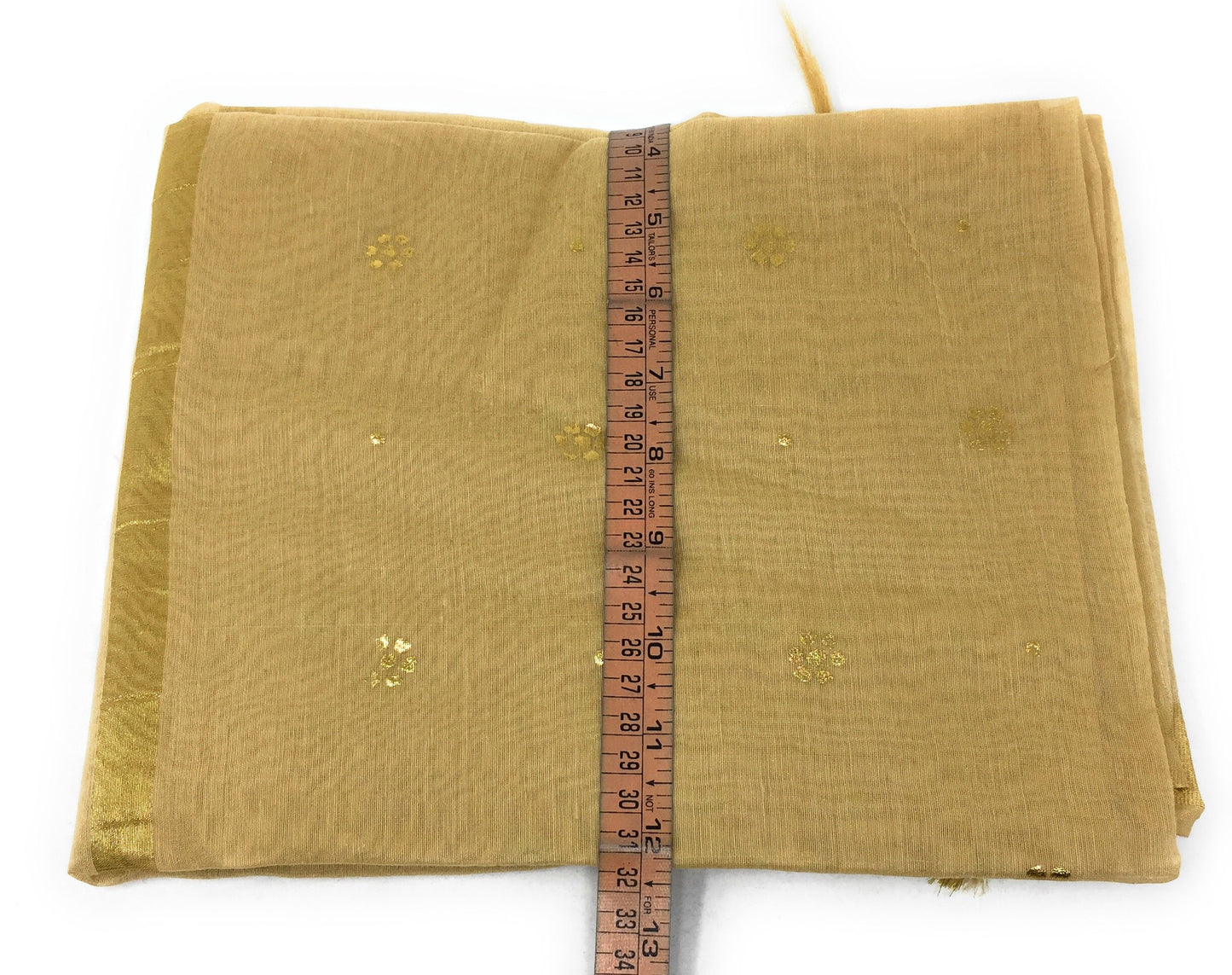Beige Foil Print Dupatta