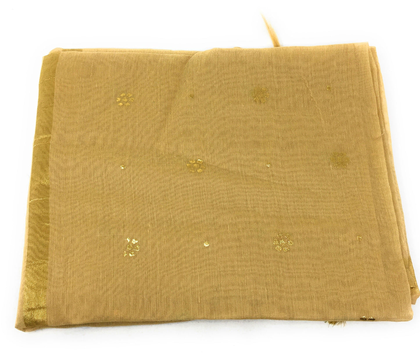 golden chanderi dupatta