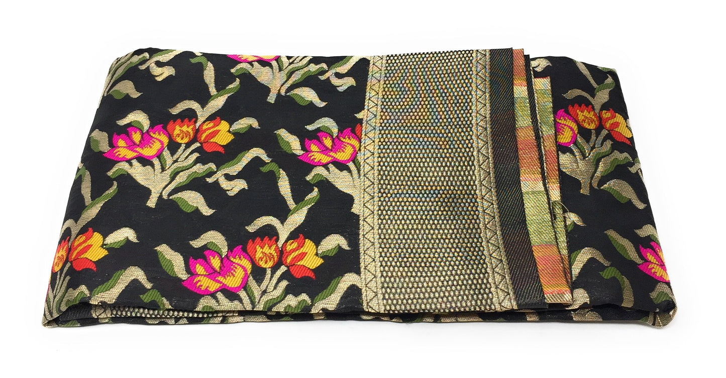 Black Brocade designer dupatta