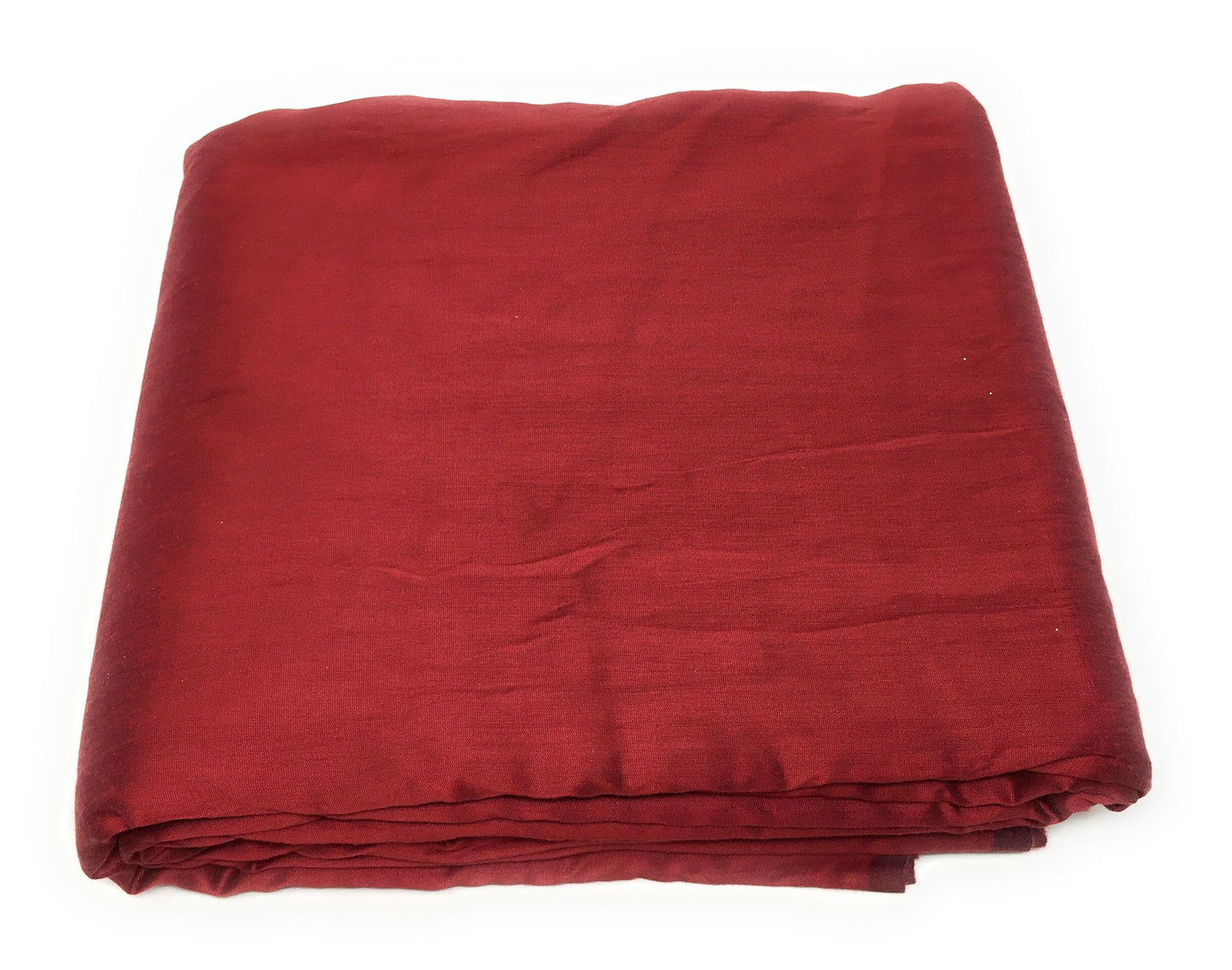 Cotton Silk Maroon Solids Fabric Material - By Meter
