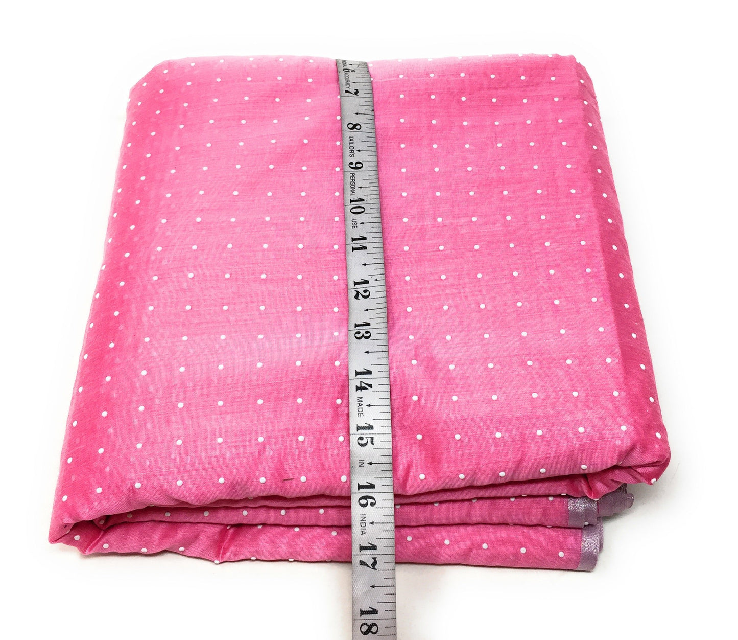 Baby Pink Chanderi Dress Material