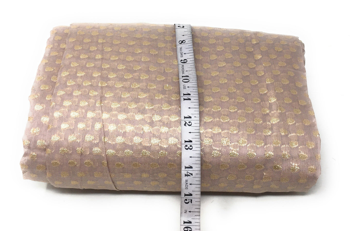 Pastel Coffee Chander Silk Dress Material