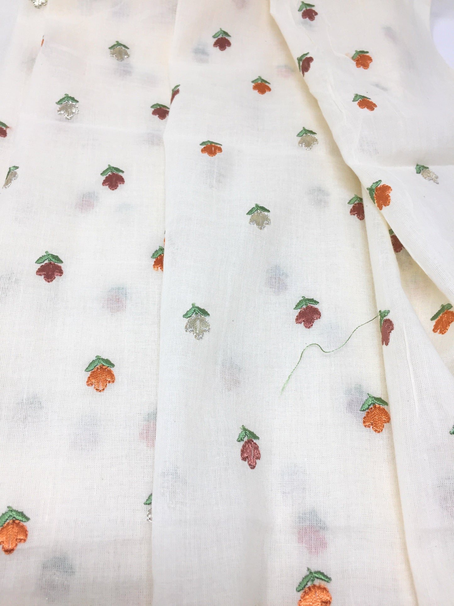 Modal Satin Cream sewing Material