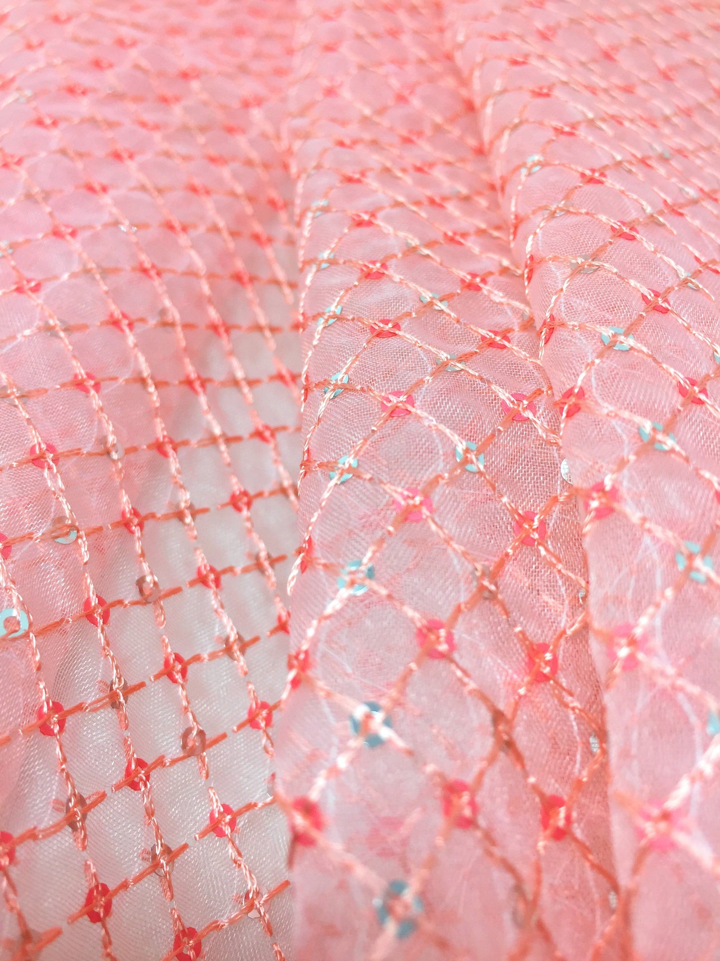 Unstitched lehenga material, Peach Lehenga Fabric, Green Blouse Cloth, Designer Dupatta
