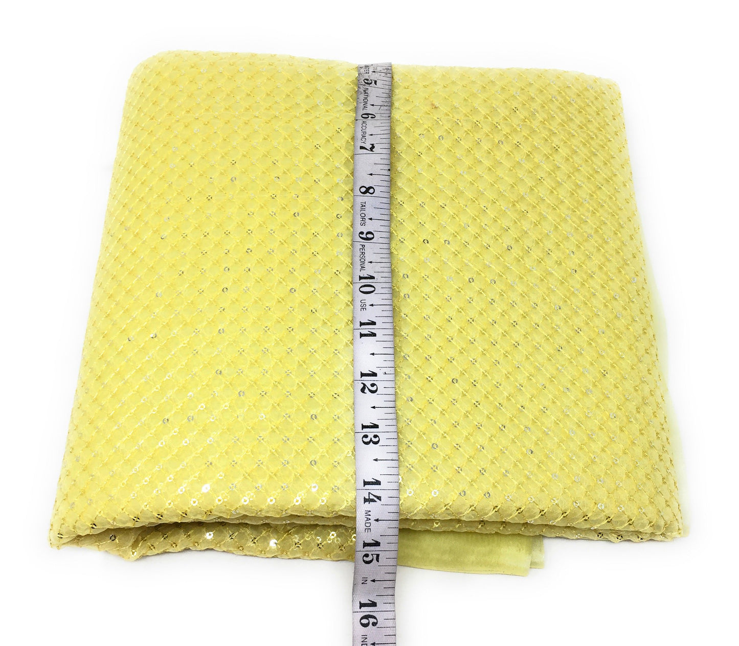 Lemon Yellow Organza Dress Material