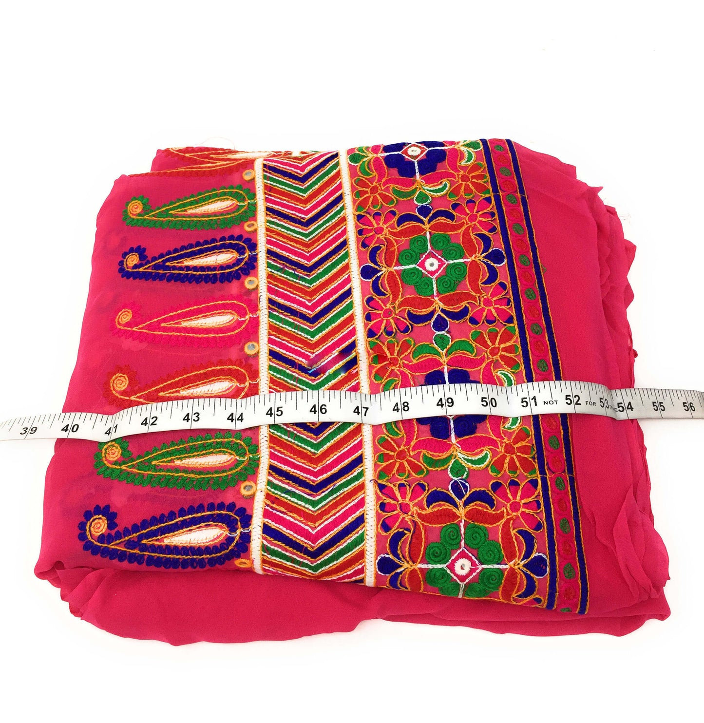 Indian embroiderd Georgette fabric