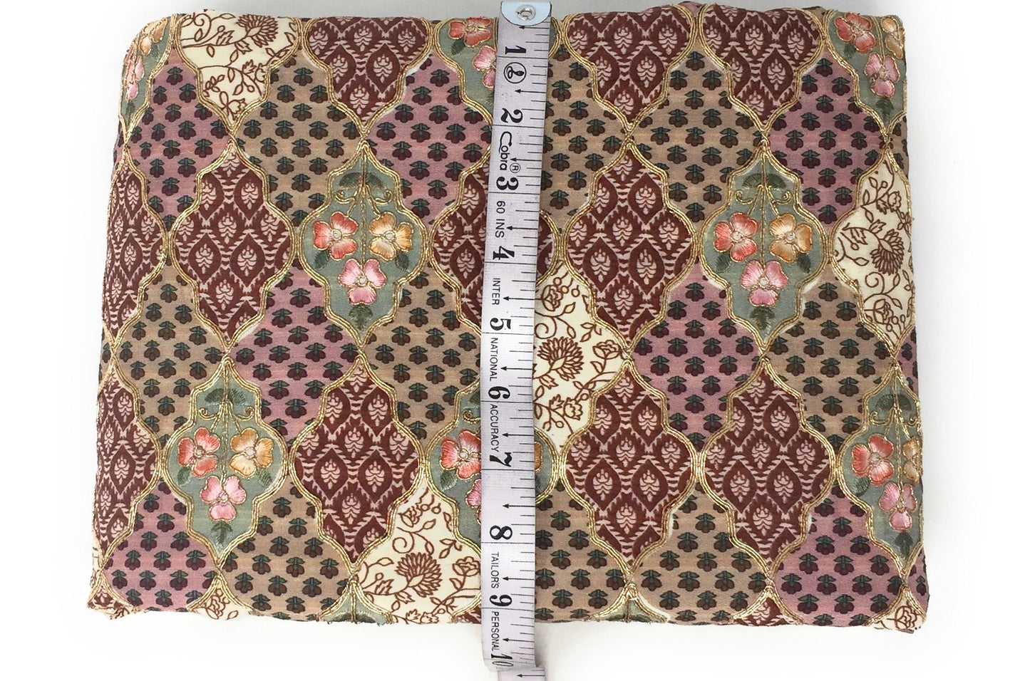 embroidery printed fabric