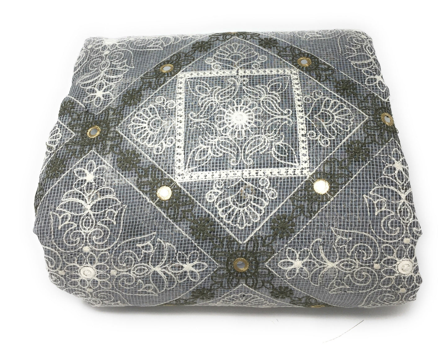 floral print embroidery material