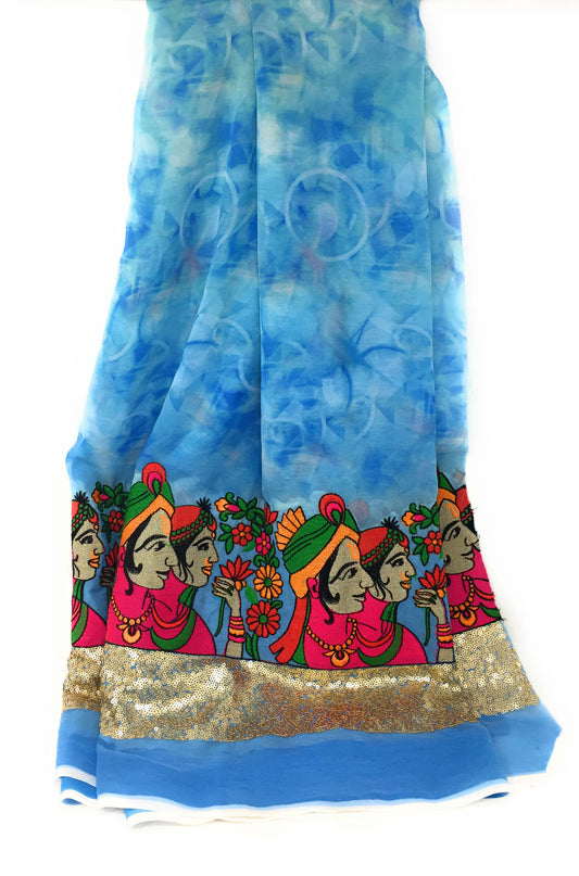 georgette material Sequence