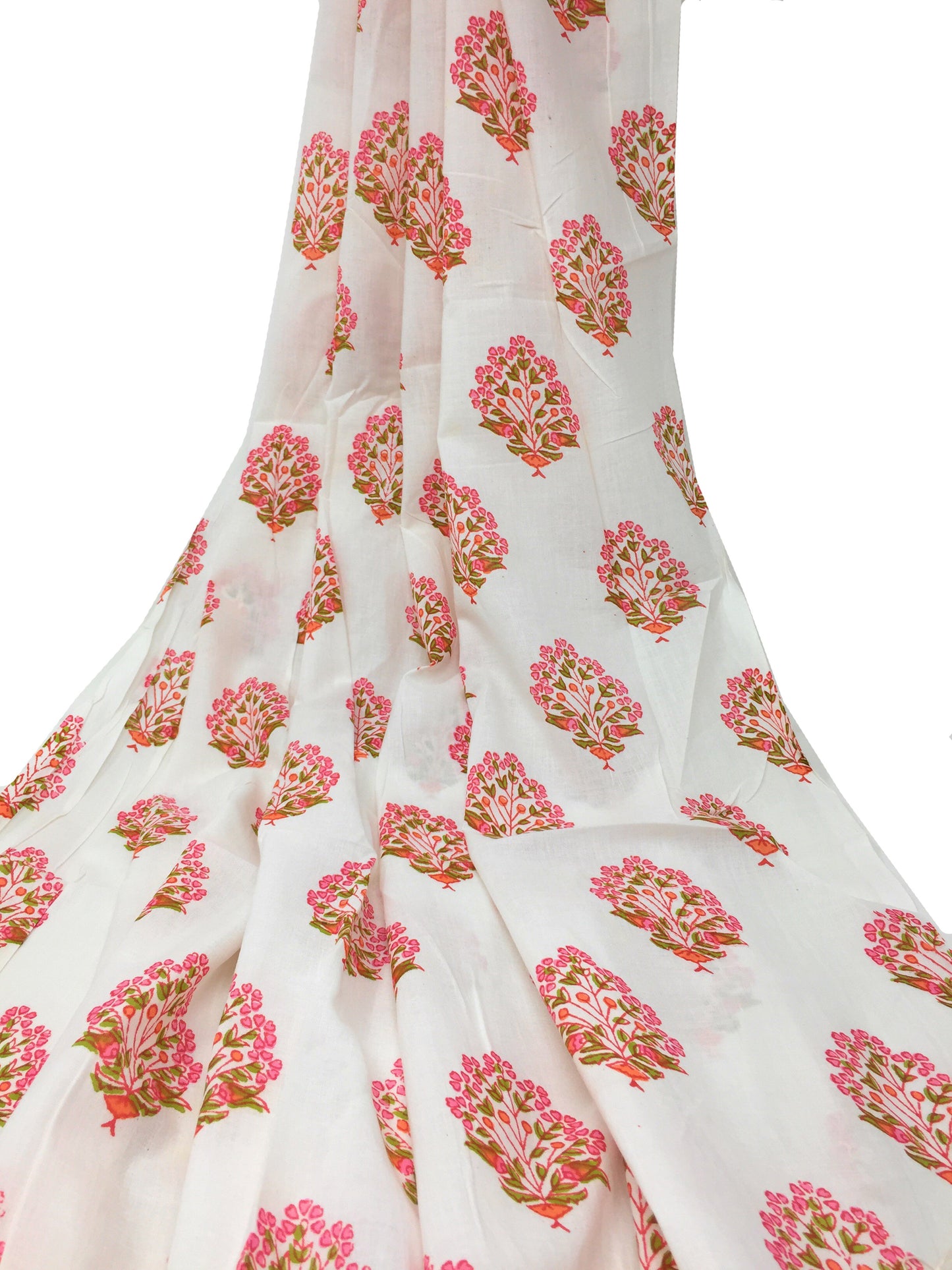 Unstitched Cotton Salwar Suit with Dupatta