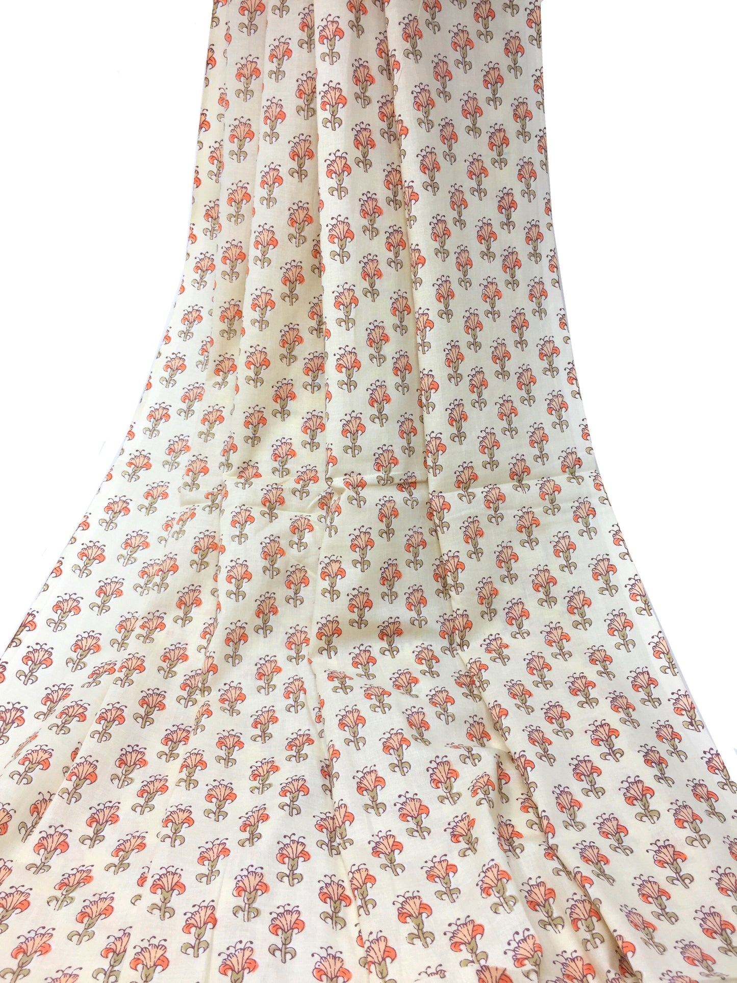 Cotton Unstitched Suit Material Lemon Yellow