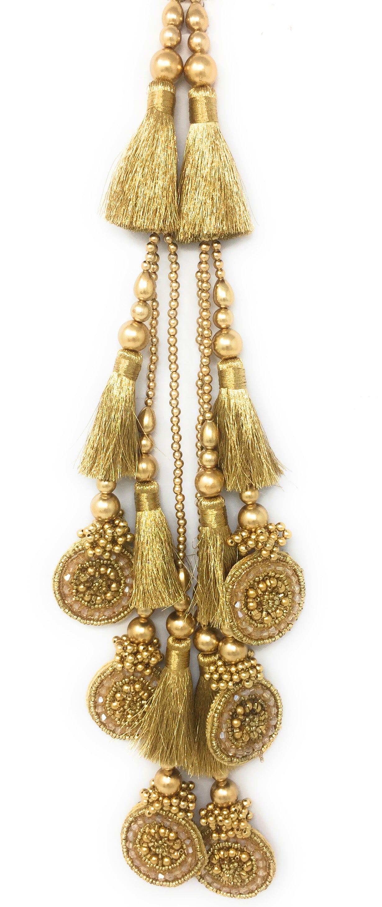 ghagra ke latkan Gold Crystal