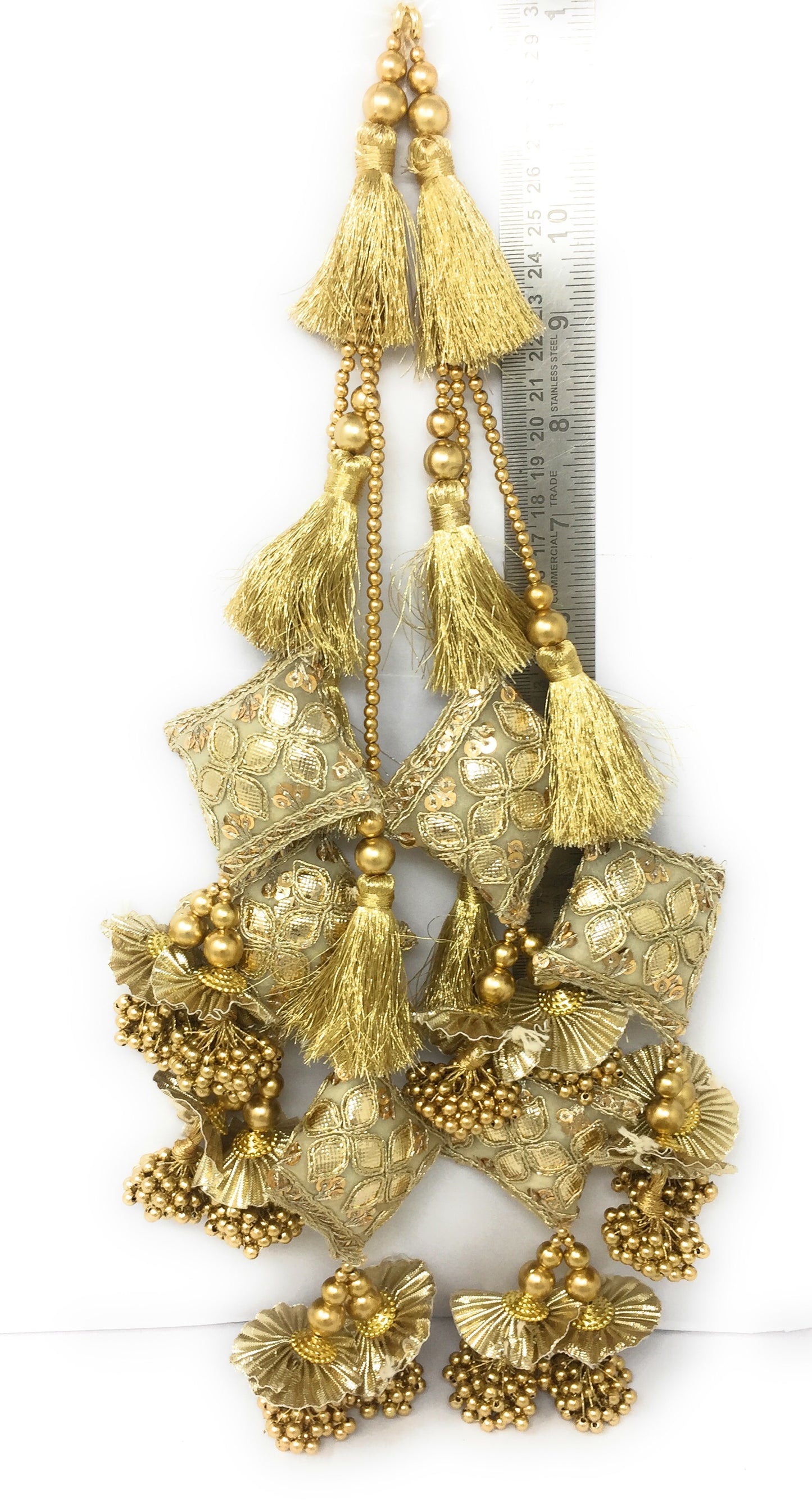 Gold latkan for wedding, Gota Patti - Set of 2