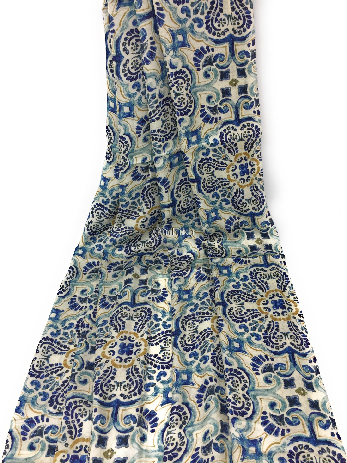 Blue colour material