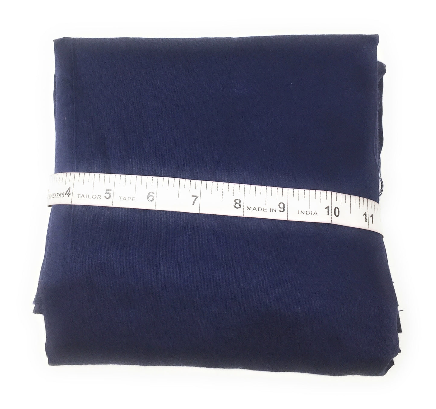 cotton silk material Navy Blue