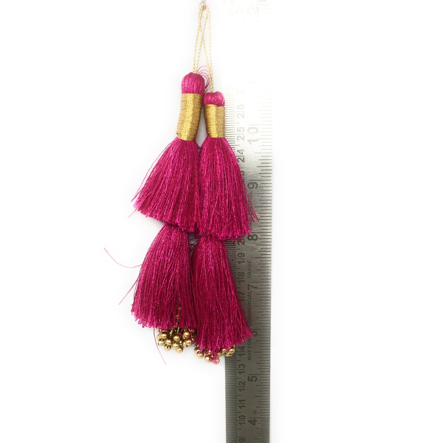 Blouse Latkan Tassel Pink - Set of 2