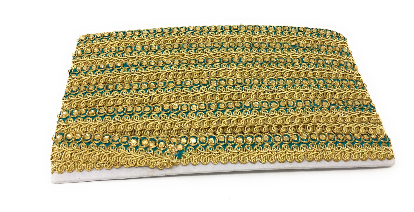 green lace ribbon