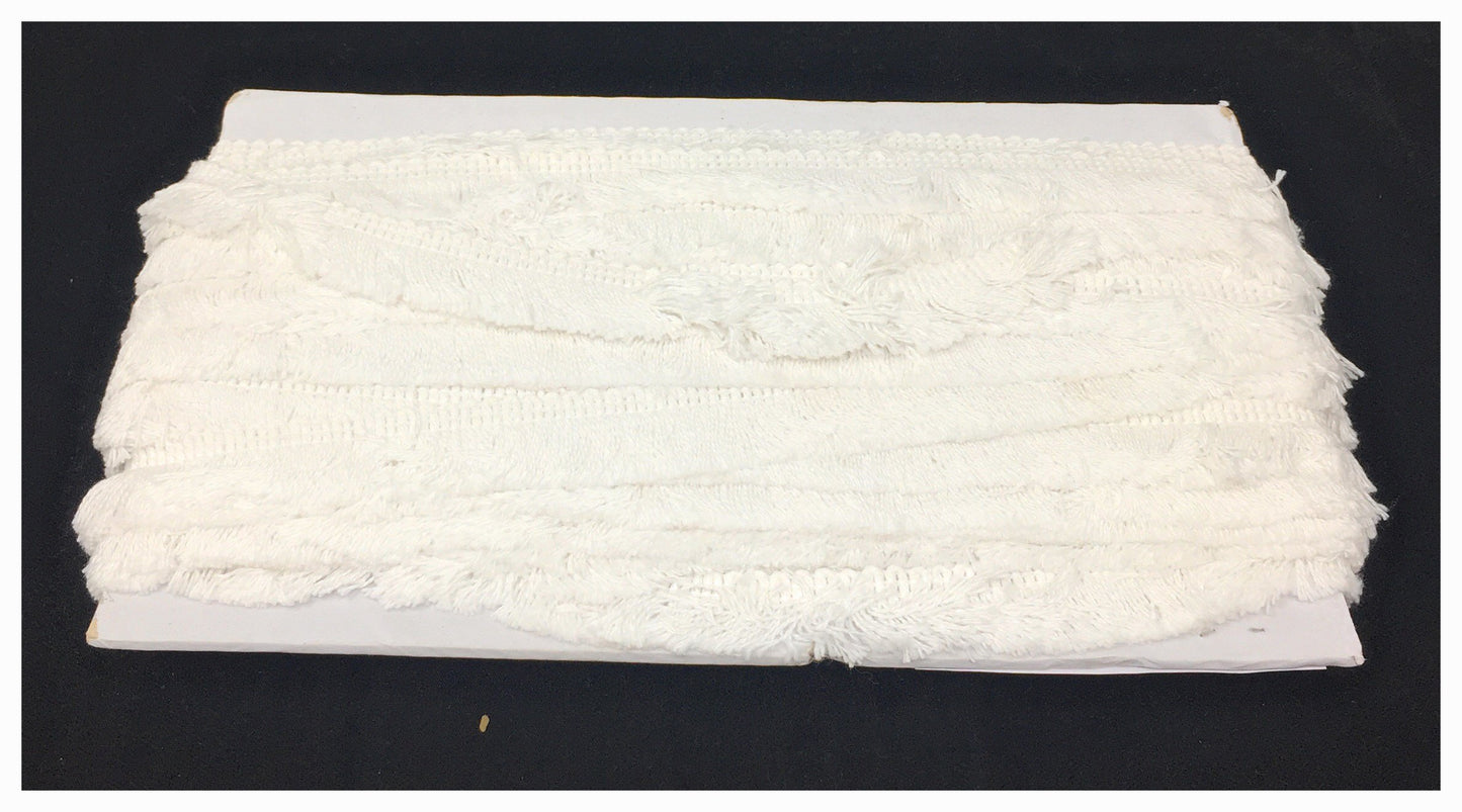 crochet edging on fabric