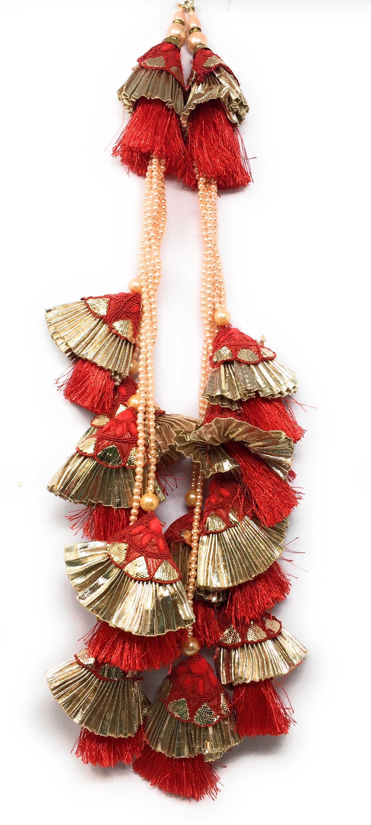 Bridal Latkan Online Red - Set of 2