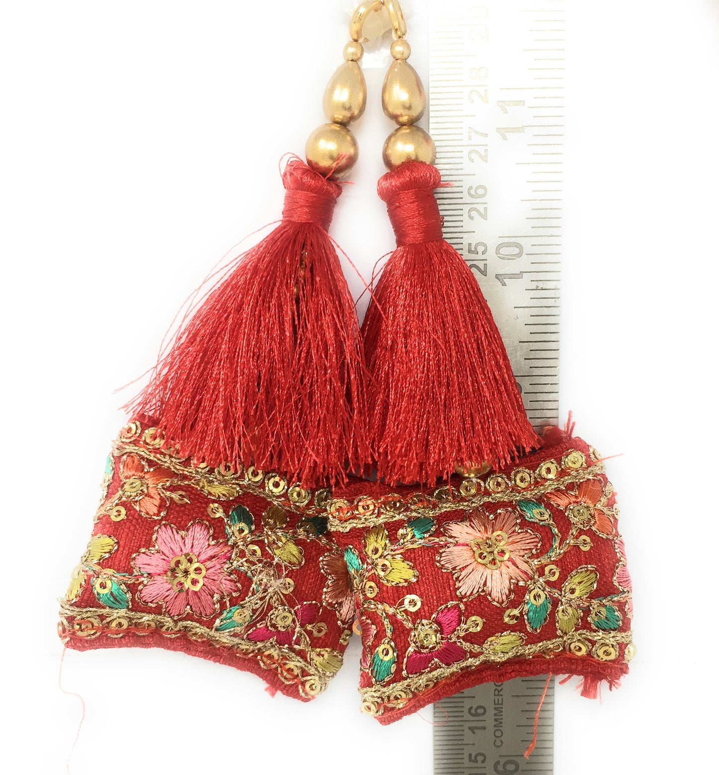 Red side latkan suit - Set of 2