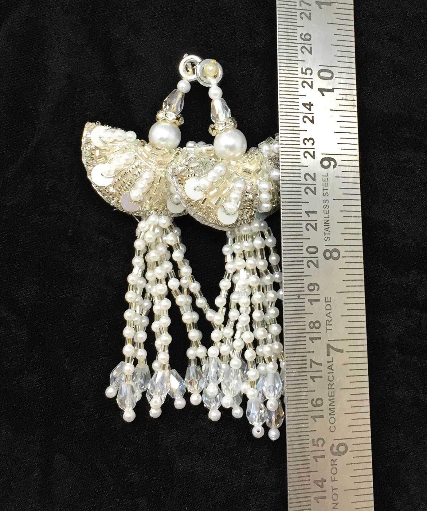 Tassel Latkan For Lehenga Silver - Set of 2