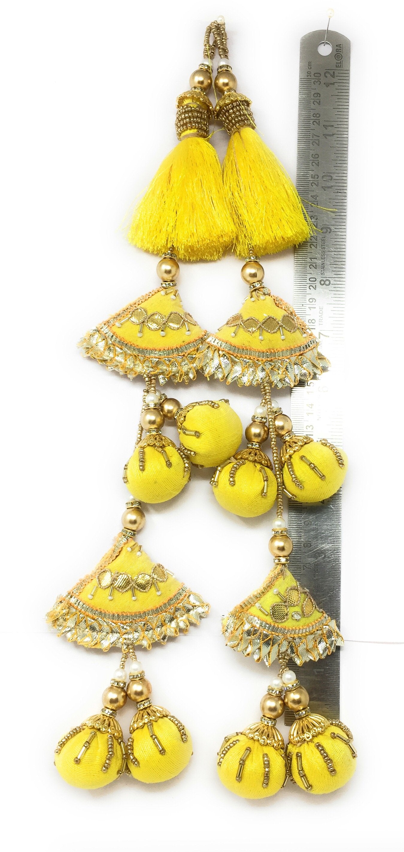 Heavy Lehenga Latkan Yellow - Set of 2