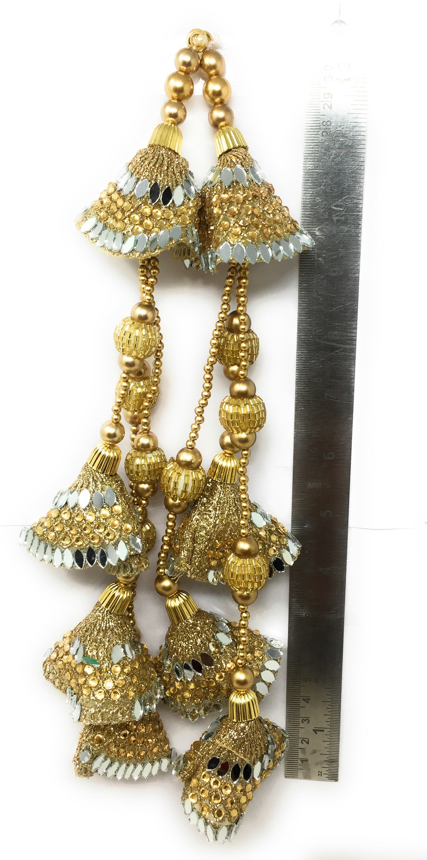 Heavy Lehenga Latkan Gold - Set of 2