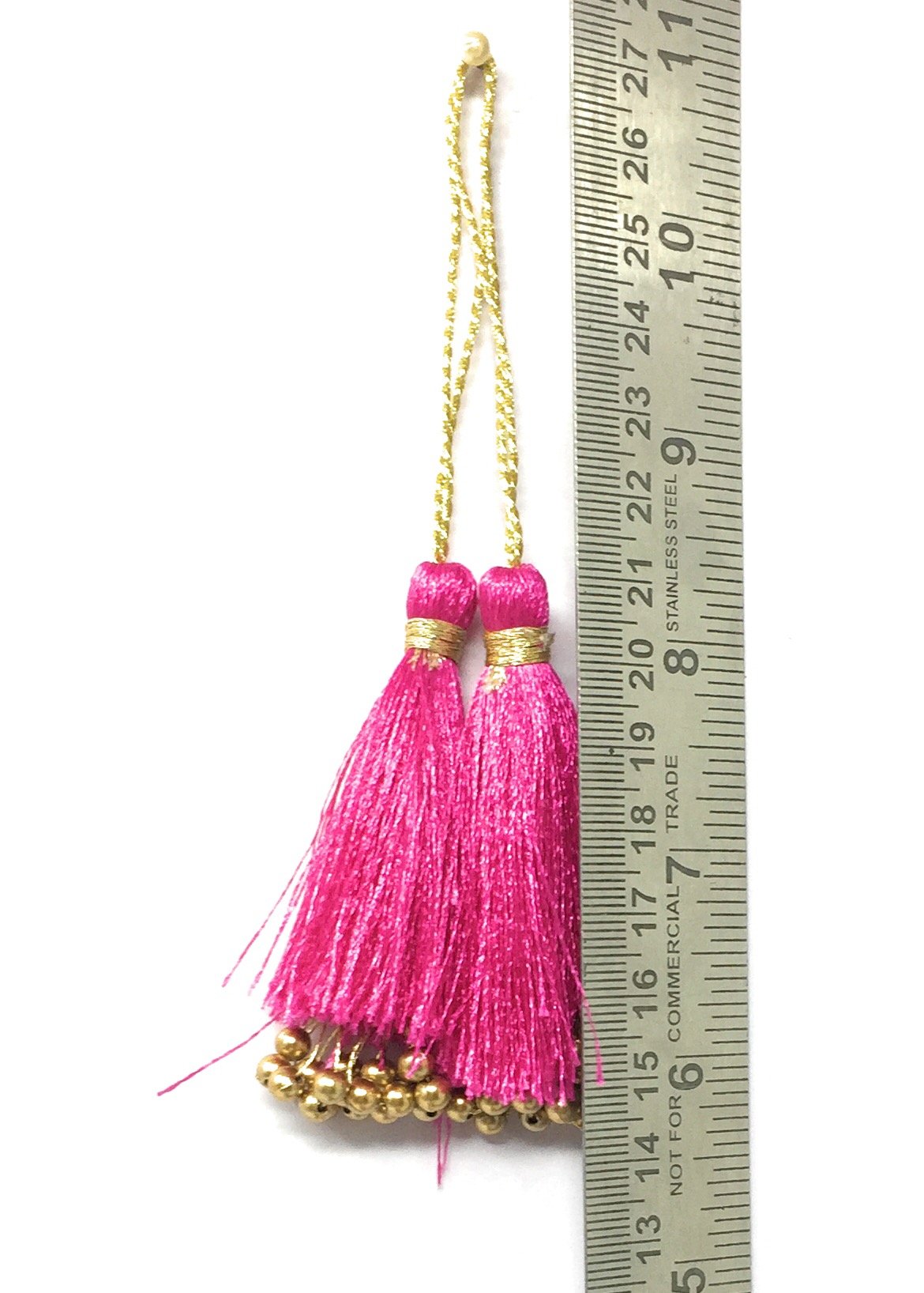 Blouse Latkan Tassel Rani Pink - Set of 2