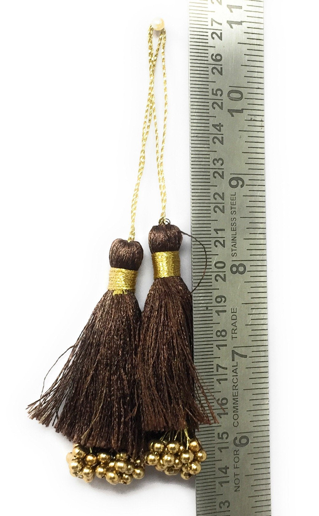 Blouse Latkan Tassel Brown - Set of 2