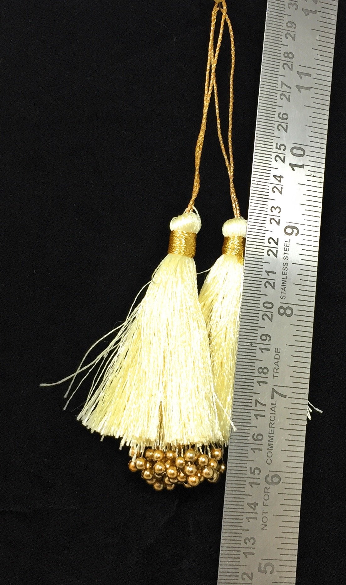 Blouse Latkan Tassel Off White - Set of 2